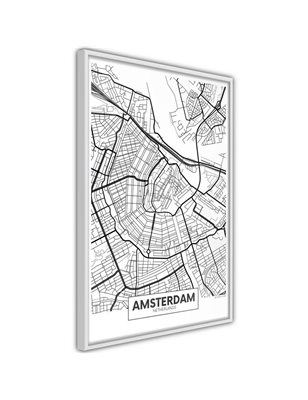 Poster  City map: Amsterdam